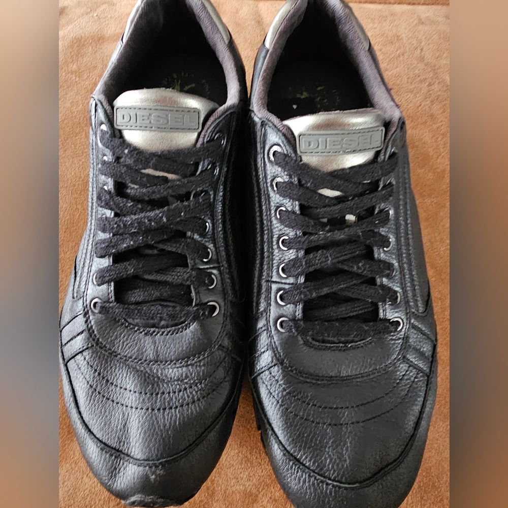 Diesel take men's casual leather sneaker - Picture 4 of 8